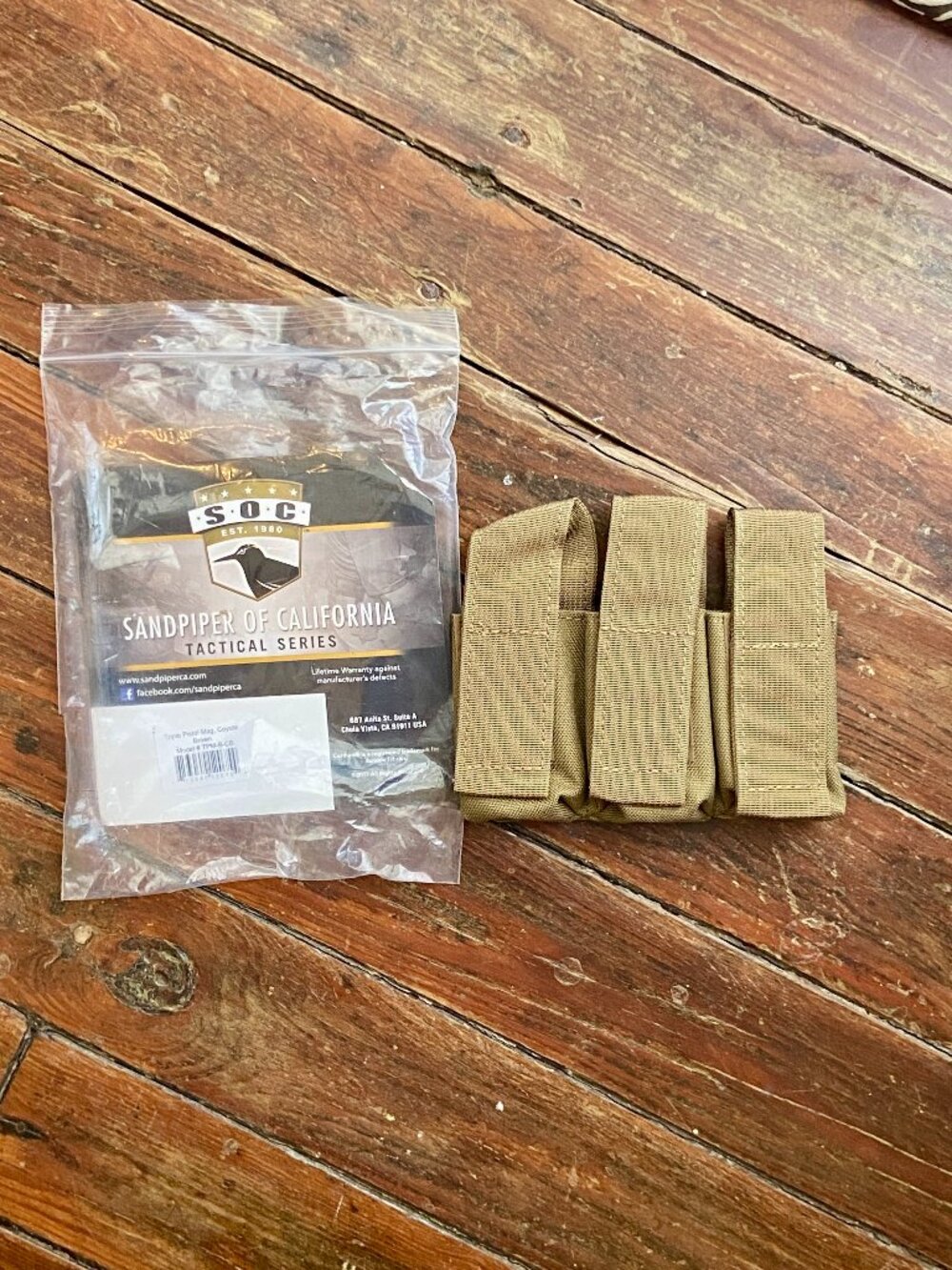 Sandpiper Of California - Triple Pistal Magazine Coyote Brown NEW